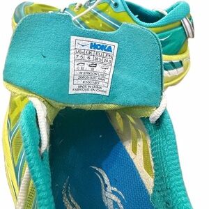 Hoka Sneakers - Teal and Lime